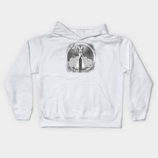 The Priestess - B&W Kids Hoodie